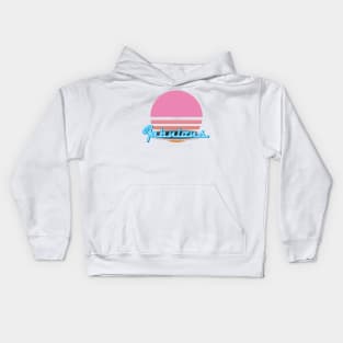 Neon Sunsets: Fabulous Kids Hoodie